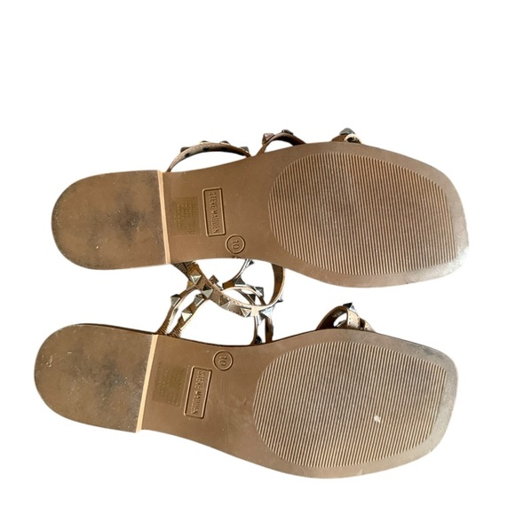 Steve Madden skyler Studded strappy flat slip on Sandals summer women’s shoe 10 - Picture 3 of 6